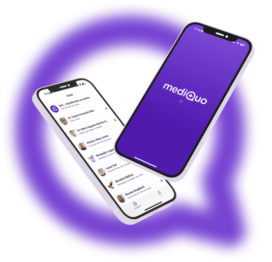 Aplicativo MediQuo no celular